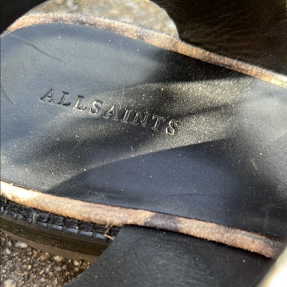 ALLSAINTS | Gladiator Raquel | Leopard Print Sandals | Size 9 - Picture 10 of 16